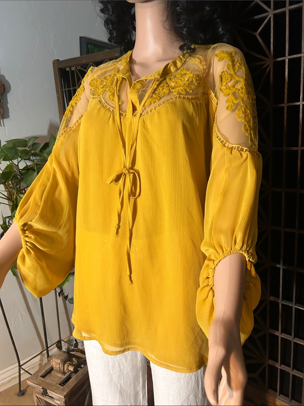 HAYDEN LOS ANGELES PEASANT TOP S/M
